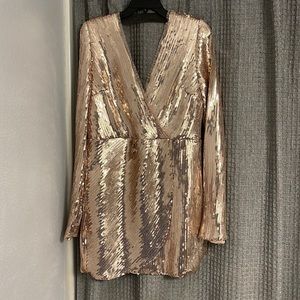 Endless Rose/Rose gold sequins dress